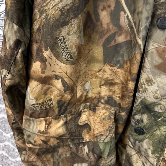 Vintage Realtree Advantage Timber Camo Softshell Hunting Jacket Men's XXL - Picture 3 of 12
